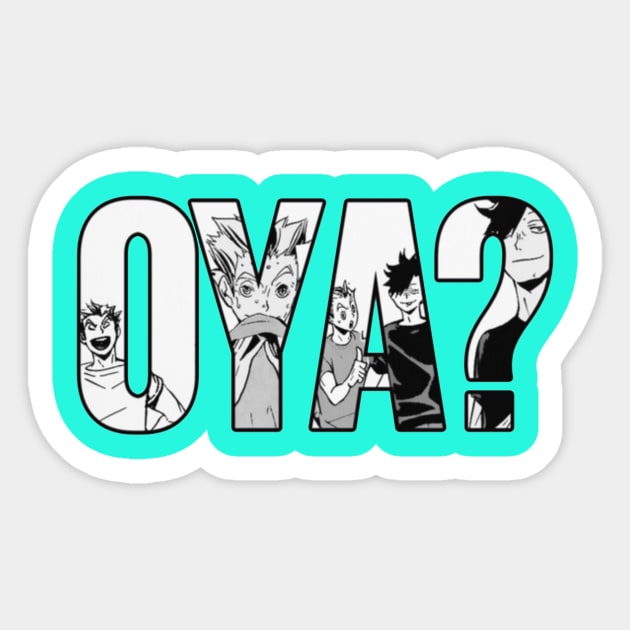 Oya O Manga Sticker by akmapura